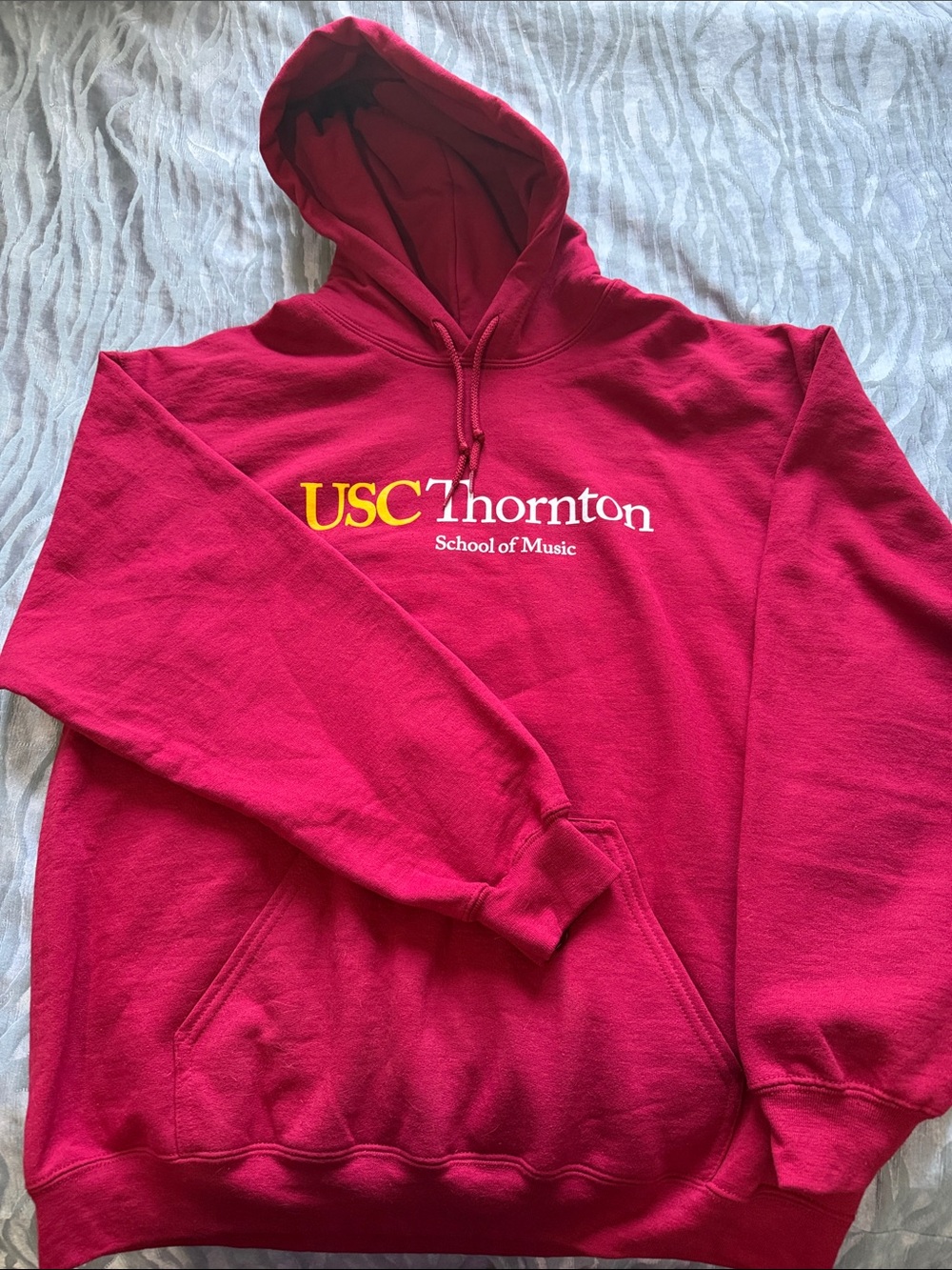 Gildan Red USC Thornton School of Music Pullover Hoodie